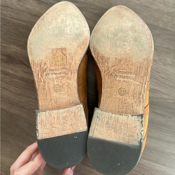 Free People Swept Away Tan Leather Ankle Booties - Picture 5 of 6